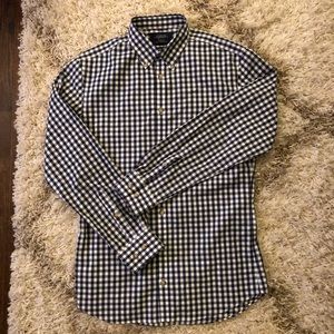 Charles Tyrwhitt Weekend Extra Slim Blue Plaid
